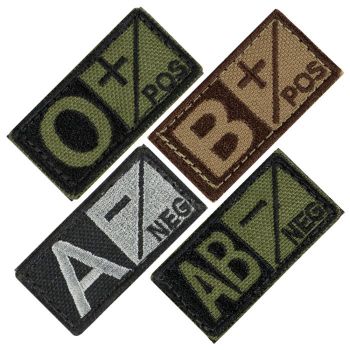 BLOOD TYPE PATCHES